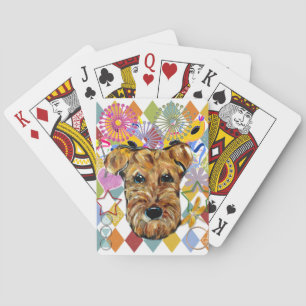AIREDALE TERRIER PLAYING CARDS