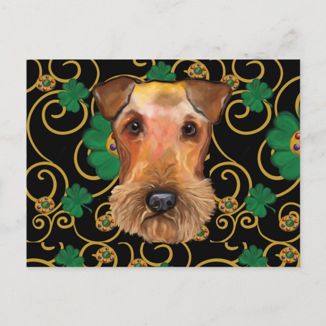 Airedale Terrier   Postcard (Front)