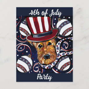  AIREDALE TERRIER   POSTCARD