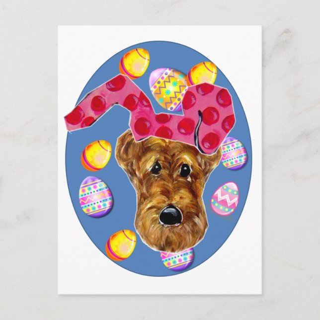 AIREDALE TERRIER POSTCARD (Front)