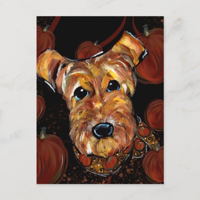  AIREDALE TERRIER      POSTCARD (Front)