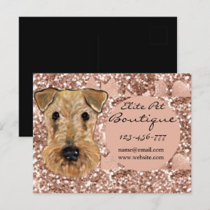 AIREDALE TERRIER POSTCARD