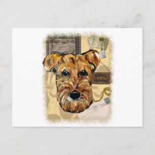 AIREDALE TERRIER POSTCARD