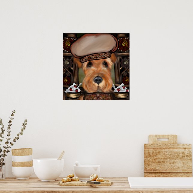 AIREDALE TERRIER POSTER (Kitchen)
