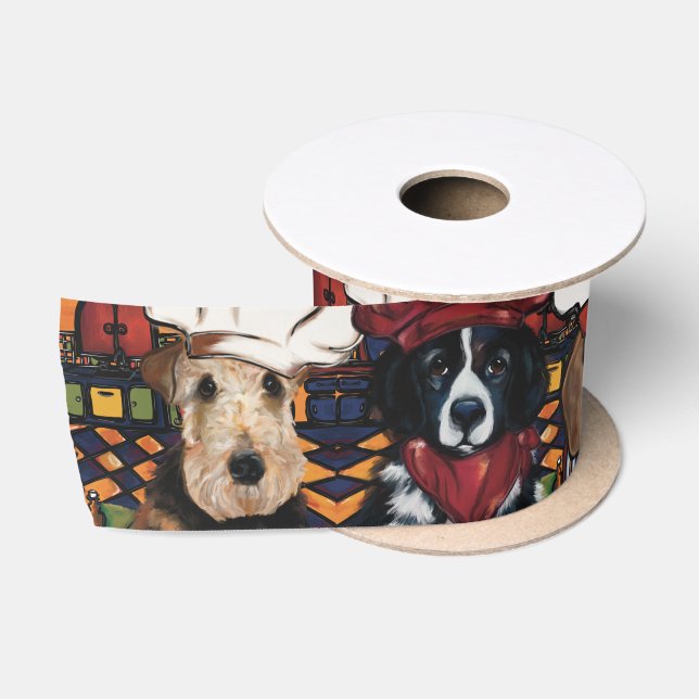 Airedale  Terrier     Satin Ribbon (Spool)