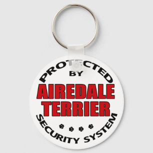 Airedale Terrier Security Keychain