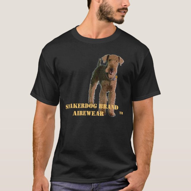 Airedale Terrier "Sneakerdog" T-Shirt (Front)