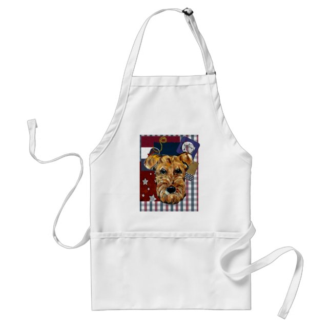 AIREDALE TERRIER STANDARD APRON (Front)