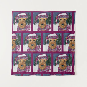 AIREDALE TERRIER   TAPESTRY
