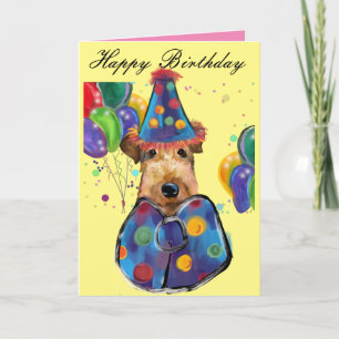  AIREDALE TERRIER           THANK YOU CARD