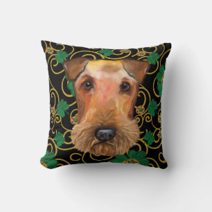 Airedale Terrier Throw Pillow