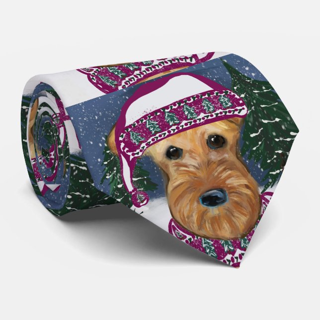 AIREDALE TERRIER          TIE (Rolled)