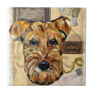 AIREDALE TERRIER TILE