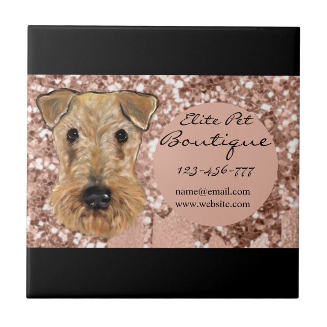 AIREDALE TERRIER    TILE (Front)