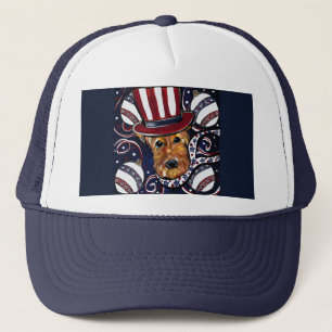 AIREDALE TERRIER TRUCKER HAT