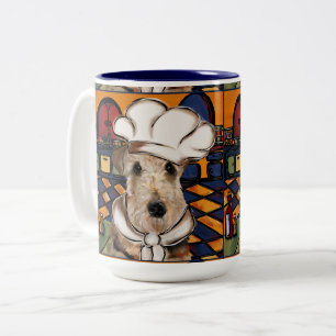 AIREDALE TERRIER Two-Tone COFFEE MUG