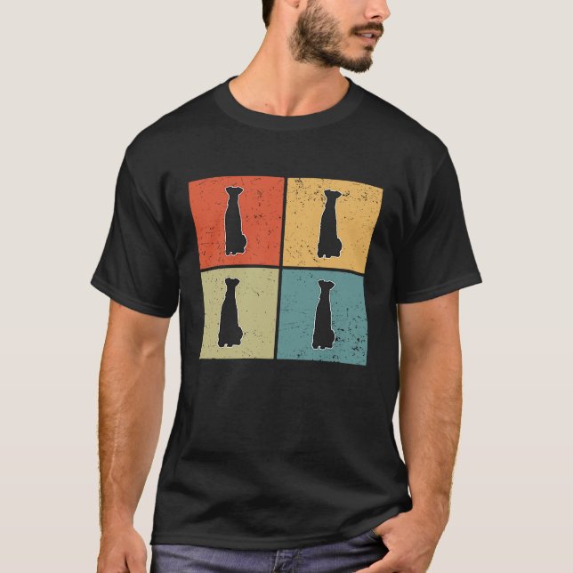 Airedale Terrier Vintage  4 T-Shirt (Front)