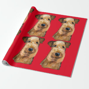 AIREDALE TERRIER WRAPPING PAPER