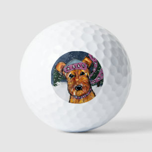 Airedale Terriers Golf Balls