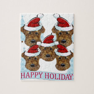 AIREDALE TERRIERS JIGSAW PUZZLE