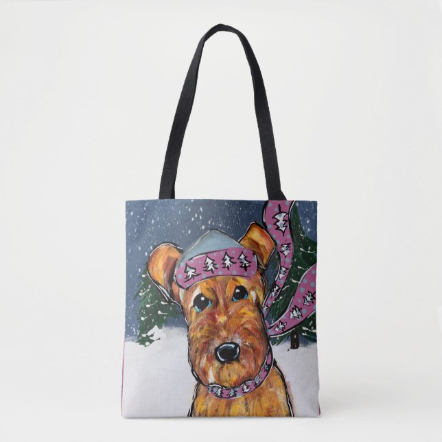 Airedale Terriers Tote Bag (Front)