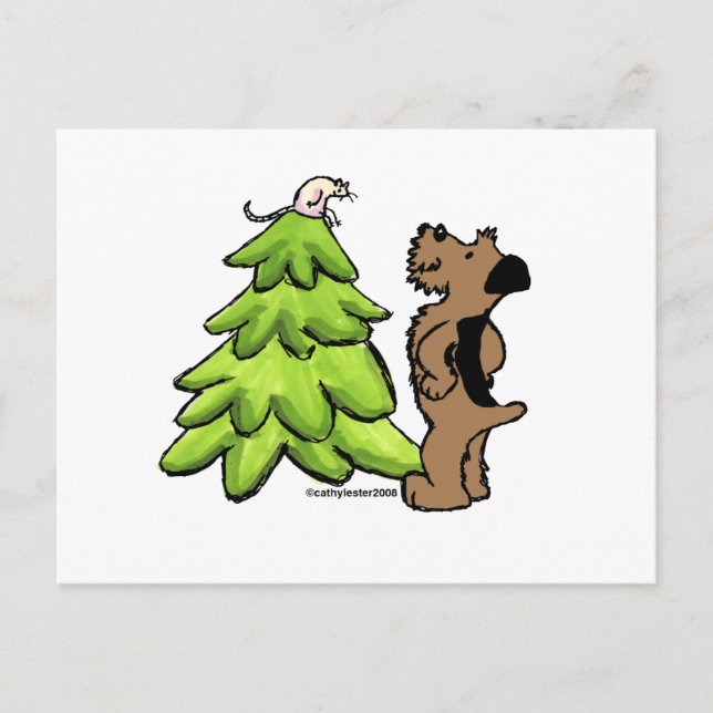 AiredaleChristmas Holiday Postcard (Front)