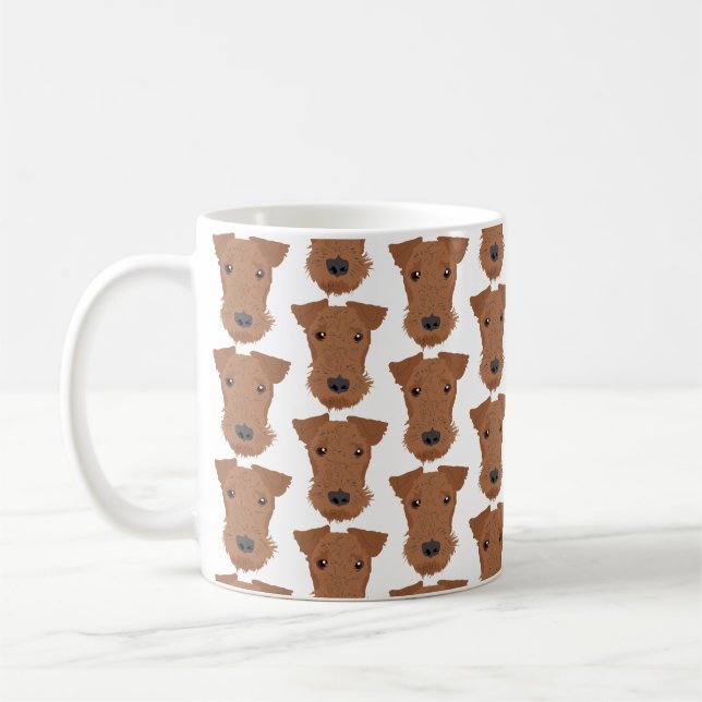 Airedales sur Mug (Gauche)
