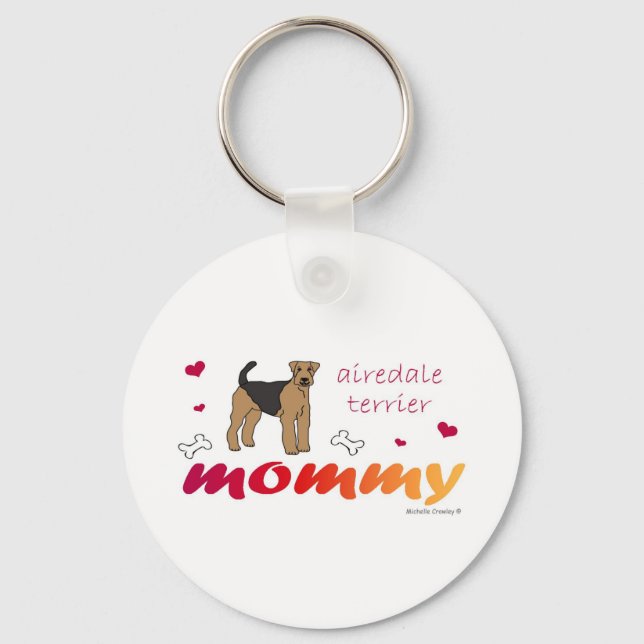 AiredaleTerrier Keychain (Front)