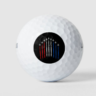 Airforce Flyover  4th Of July Golf Balls