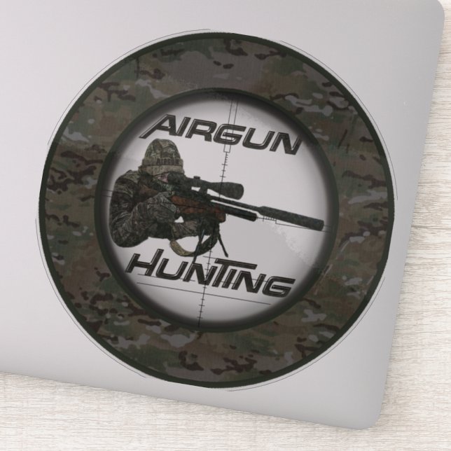Airgun hunting logo Sticker (Detail)