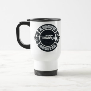 Airgun shooter travel mug