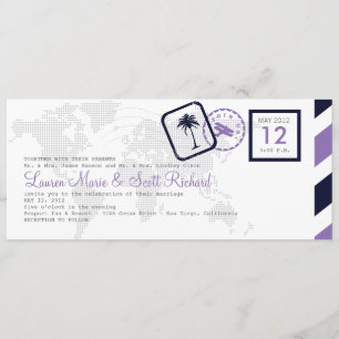 Airline Boarding Pass Invitation