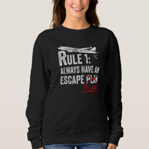 Airline Pilot Aviation Themed Pun For a Corporate Sweatshirt