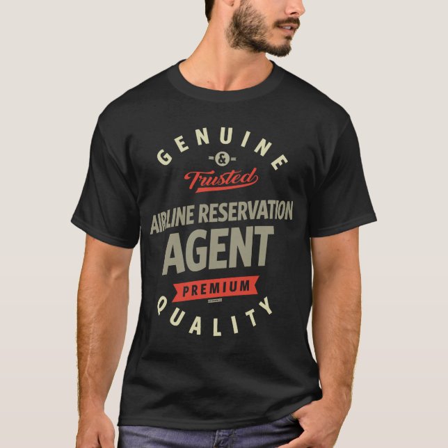 Airline Reservation Agent T-Shirt (Front)