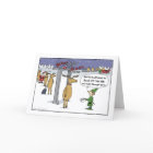 Airline "Sleigh Security" Funny Christmas Cartoon