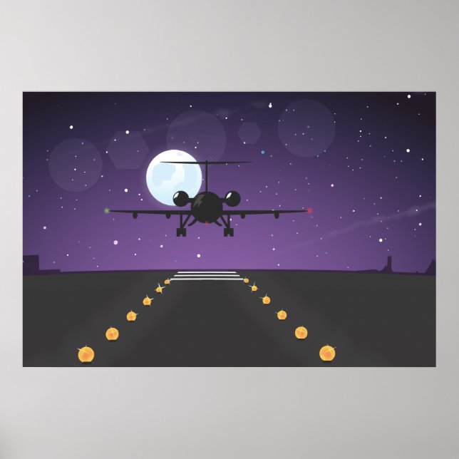 airline takeoff poster (Front)