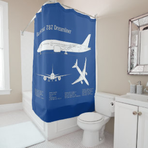 Airliner 787 - Airplane Blueprint Drawing Plan ABD