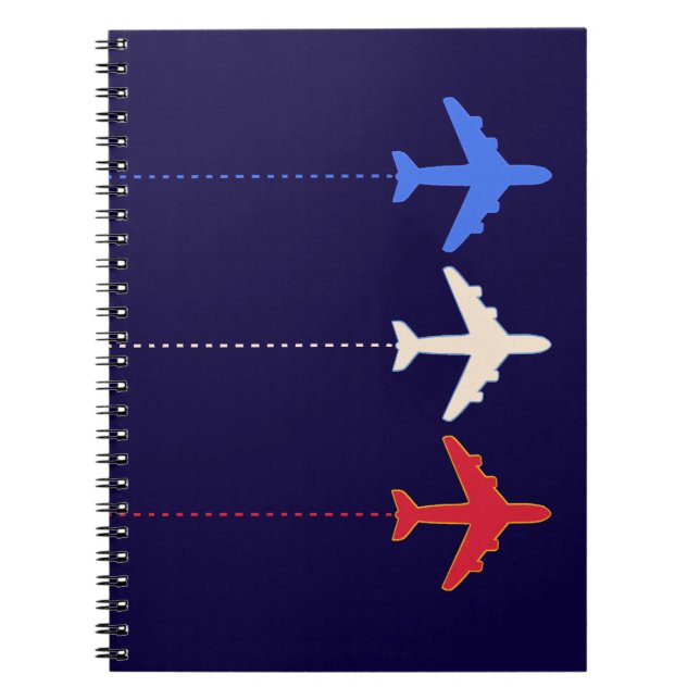 airlines airplanes notebook (Front)