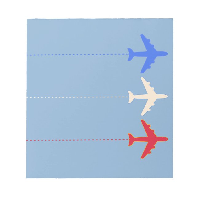 airlines airplanes notepad (Front)