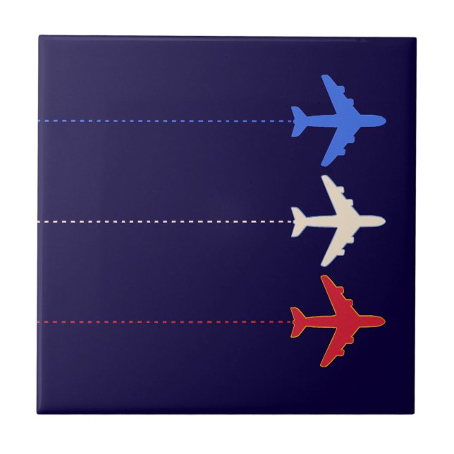 airlines airplanes tile (Front)