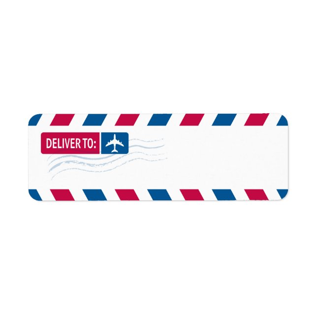 Airmail - DEVLIVER À : (Devant)
