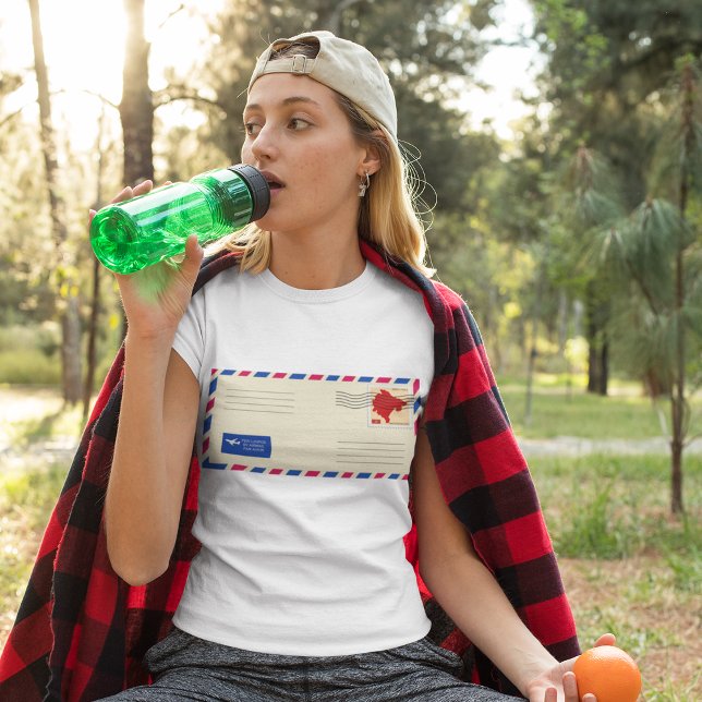 Airmail Envelope Womens T-Shirt (Creator Uploaded)
