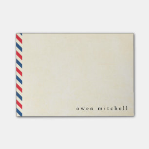 Airmail Personalized Post-It Note