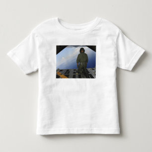 Airman observes the waters of the Gulf of Mexic Toddler T-shirt