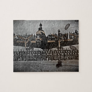 Airmen on an Avro Lancaster Jigsaw Puzzle