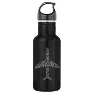 Airplane 532 Ml Water Bottle