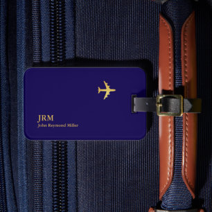 Airplane Airline Aviation Pilot Travel Luggage Tag