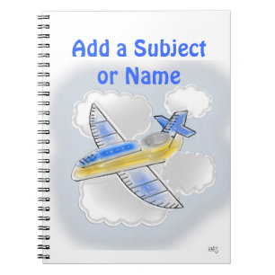 Airplane Airplanes Jet Jets Subject Notebook