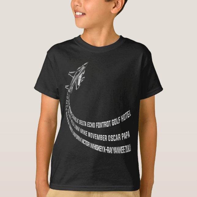 Airplane Airport Pilot T-Shirt (Front)