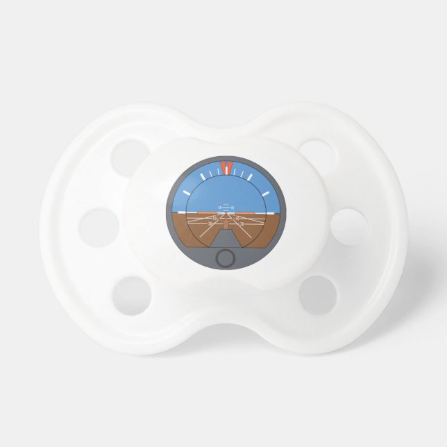 Airplane Attitude Indicator Pacifier (Front)